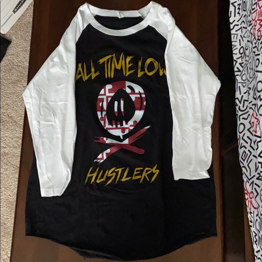 All Time Low Hustler Club Member Raglan